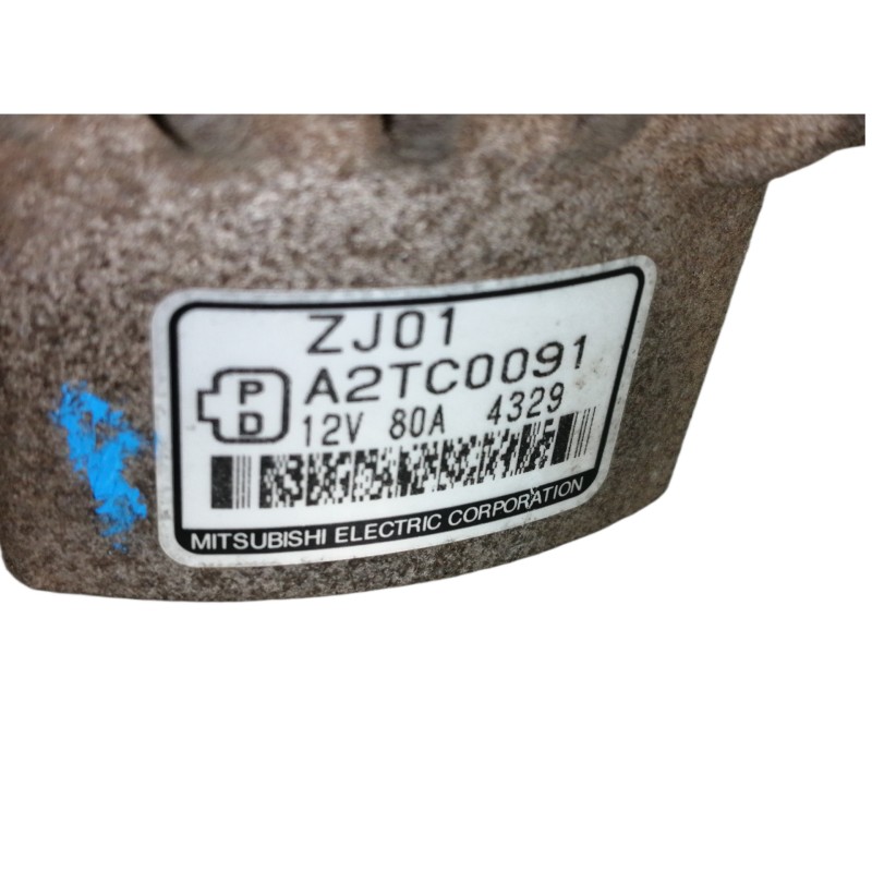 Recambio de alternador para mazda 3 berlina (bk) 1.6 vvt active referencia OEM IAM A2TC0091 ZJ01 