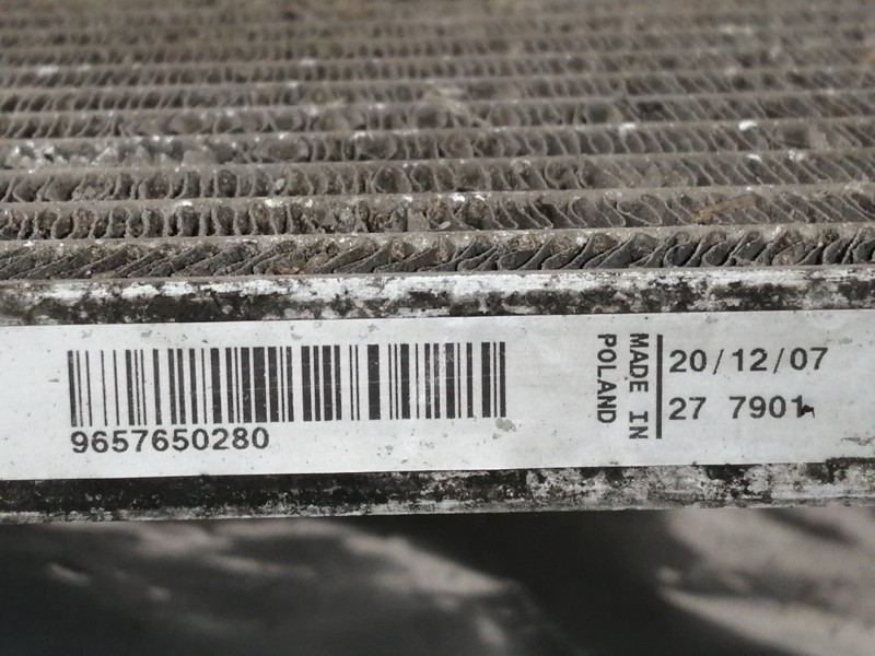 Recambio de condensador / radiador aire acondicionado para peugeot 407 confort referencia OEM IAM 9657650280  