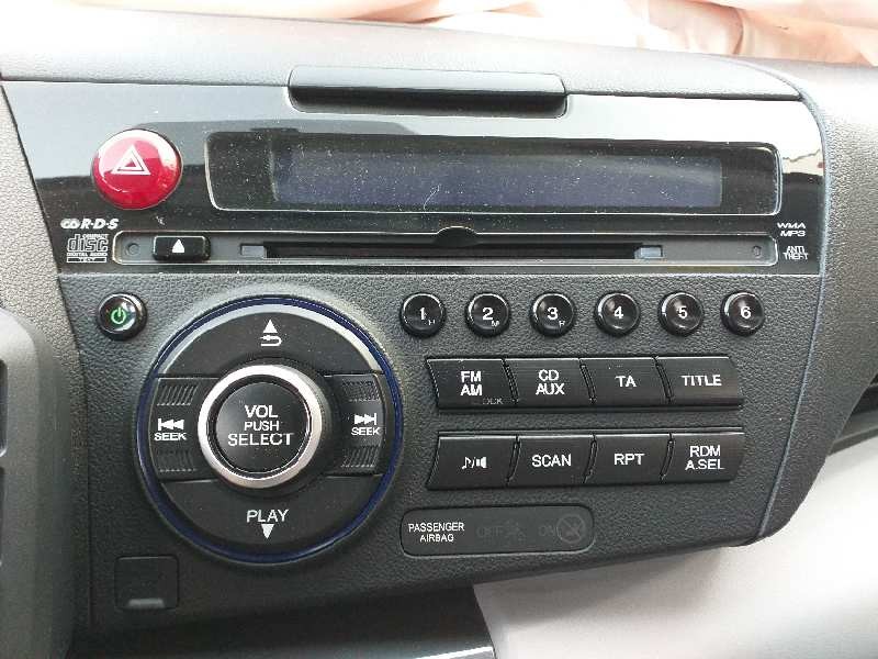 Recambio de sistema audio / radio cd para honda cr-z (szt) sport referencia OEM IAM 39100SZT  