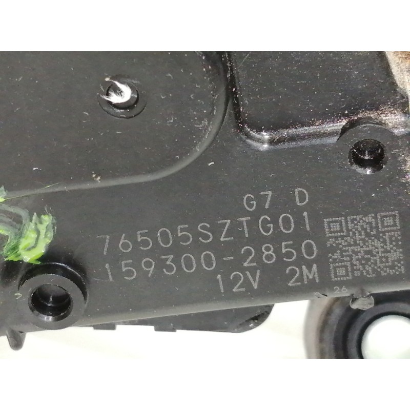 Recambio de motor limpia delantero para honda cr-z (szt) sport referencia OEM IAM 76505SZTG01  