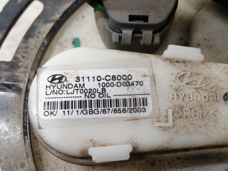 Recambio de aforador para hyundai i20 elegant referencia OEM IAM 31110C8000  