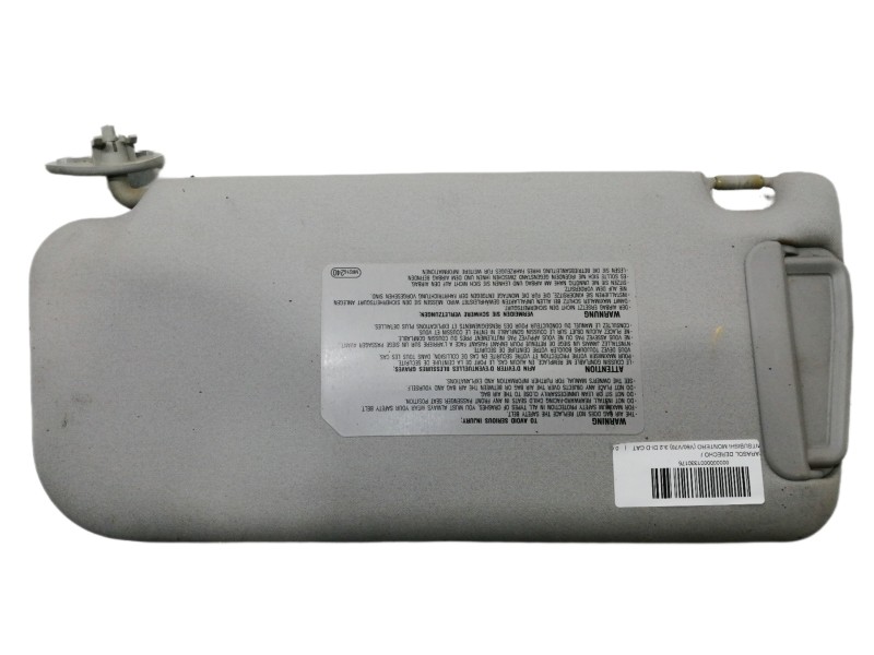 Recambio de parasol derecho para mitsubishi montero (v60/v70) 3.2 di-d cat referencia OEM IAM MR216240  