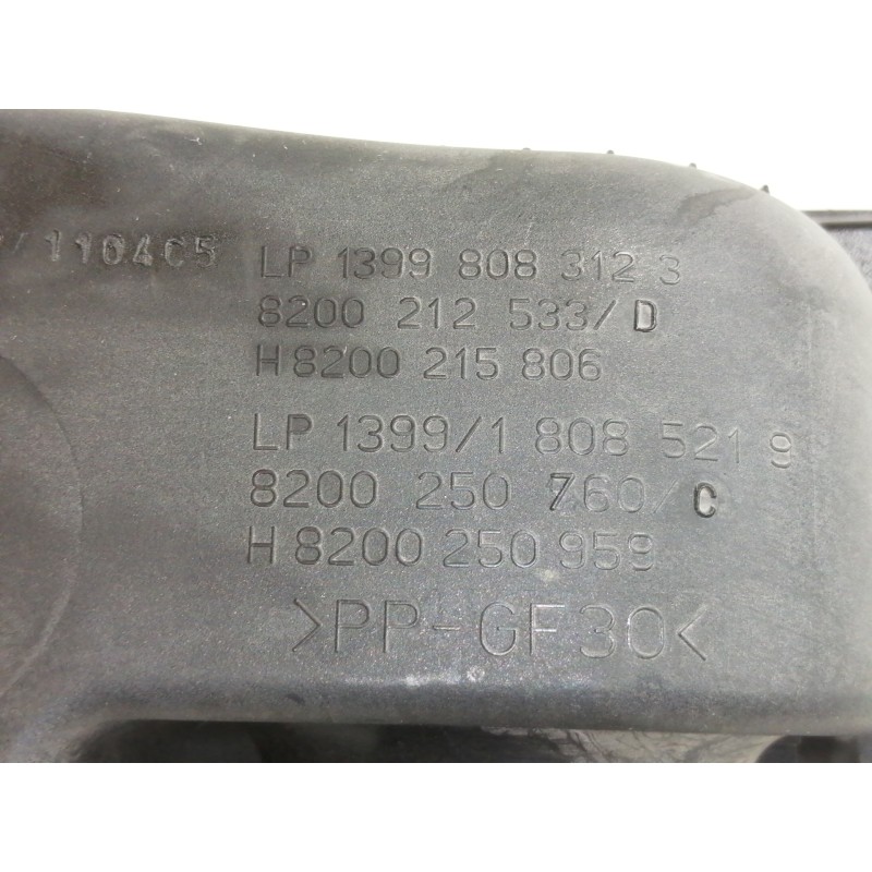 Recambio de filtro aire para renault modus confort dynamique referencia OEM IAM 8200212533  