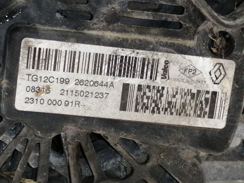 Recambio de alternador para dacia duster ambiance 4x2 referencia OEM IAM 231000091R  