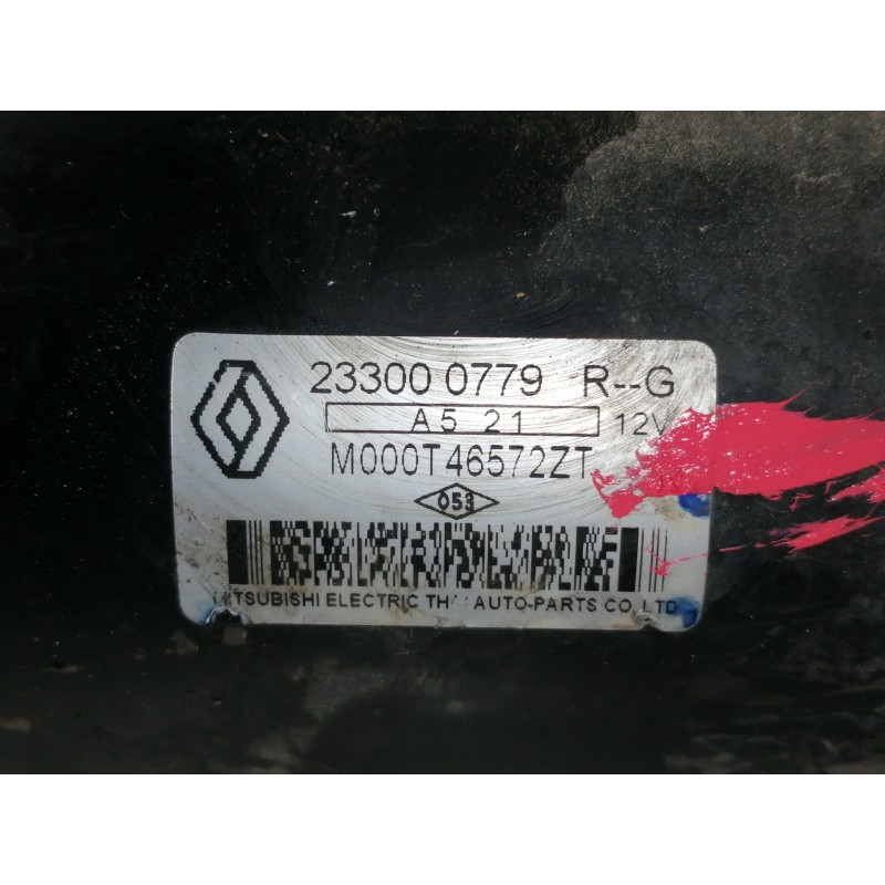 Recambio de motor arranque para dacia duster ambiance 4x2 referencia OEM IAM 233000779R  