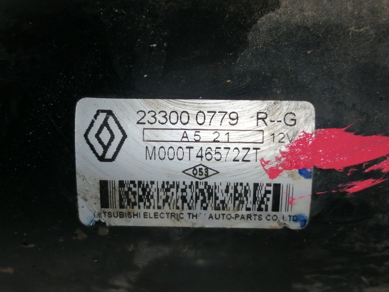 Recambio de motor arranque para dacia duster ambiance 4x2 referencia OEM IAM 233000779R  