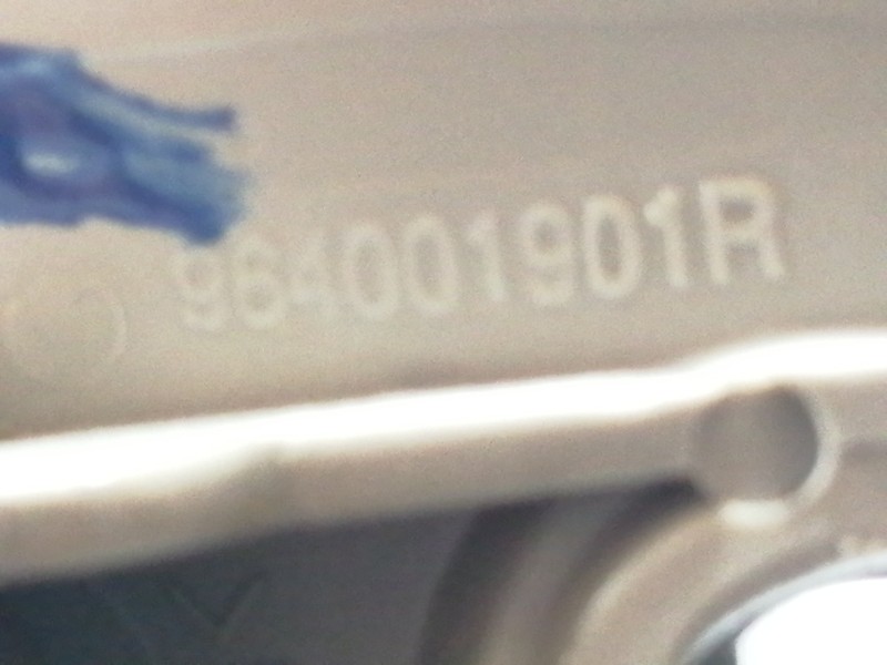 Recambio de parasol derecho para dacia duster ambiance 4x2 referencia OEM IAM 964001901R  