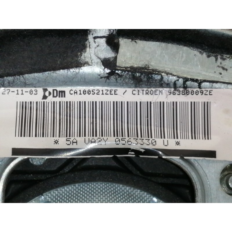 Recambio de airbag delantero izquierdo para citroën c2 sx referencia OEM IAM CA100521ZEE 96380009ZE 5AVA2Y