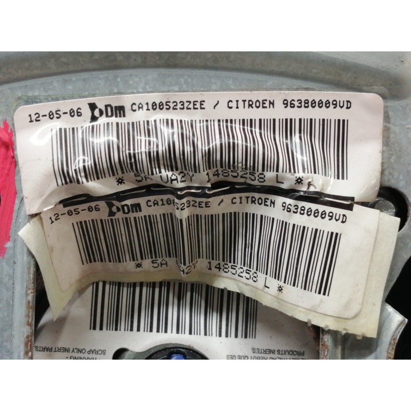 Recambio de airbag delantero izquierdo para citroën c2 collection referencia OEM IAM 96380009VD  