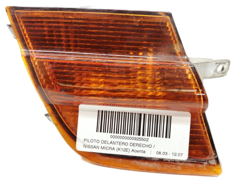 Recambio de piloto delantero derecho para nissan micra (k12e) acenta referencia OEM IAM 89027936  