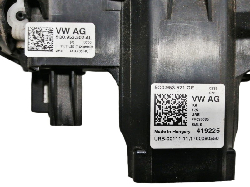 Recambio de mando multifuncion para seat arona style referencia OEM IAM 5Q0953502AL 5Q0953521GE 