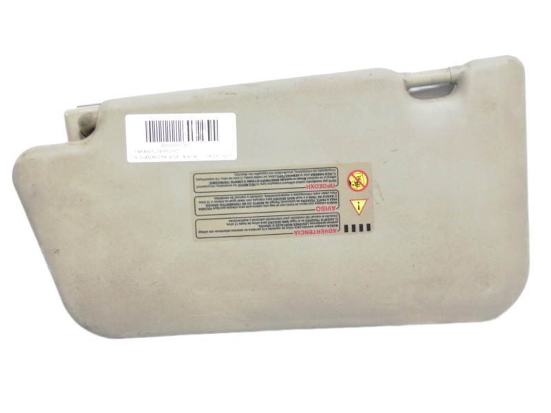 Recambio de parasol derecho para nissan micra (k12e) acenta referencia OEM IAM   