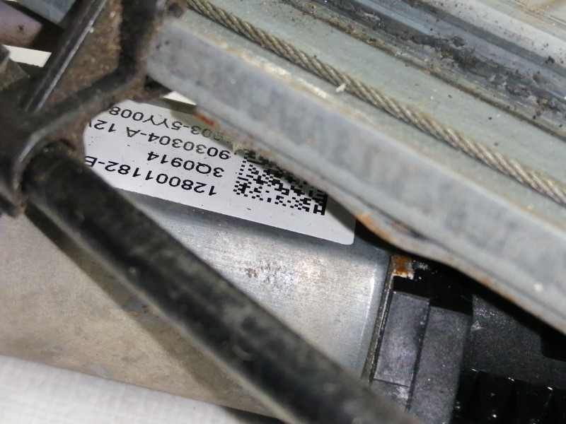 Recambio de elevalunas delantero derecho para renault kangoo profesional referencia OEM IAM 128001182B  