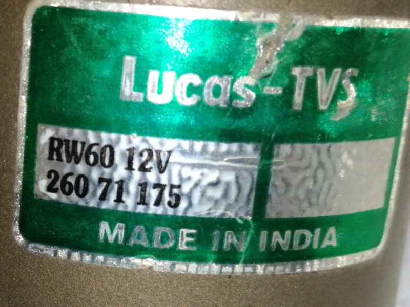 Recambio de motor limpia trasero para tata safari 42fd referencia OEM IAM 26071175 26071175 