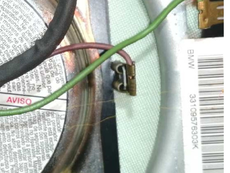 Recambio de airbag delantero izquierdo para bmw serie 3 berlina (e46) 320d referencia OEM IAM 33109576303K  