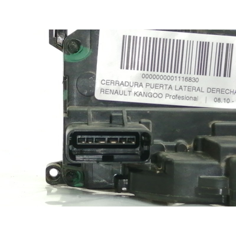 Recambio de cerradura puerta lateral derecha para renault kangoo profesional referencia OEM IAM   