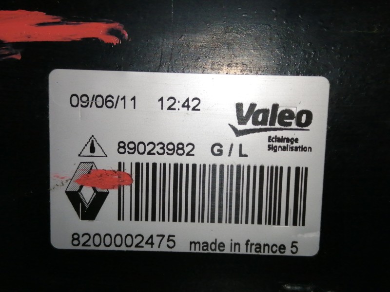 Recambio de piloto trasero izquierdo interior para renault laguna ii (bg0) authentique referencia OEM IAM 8200002475  