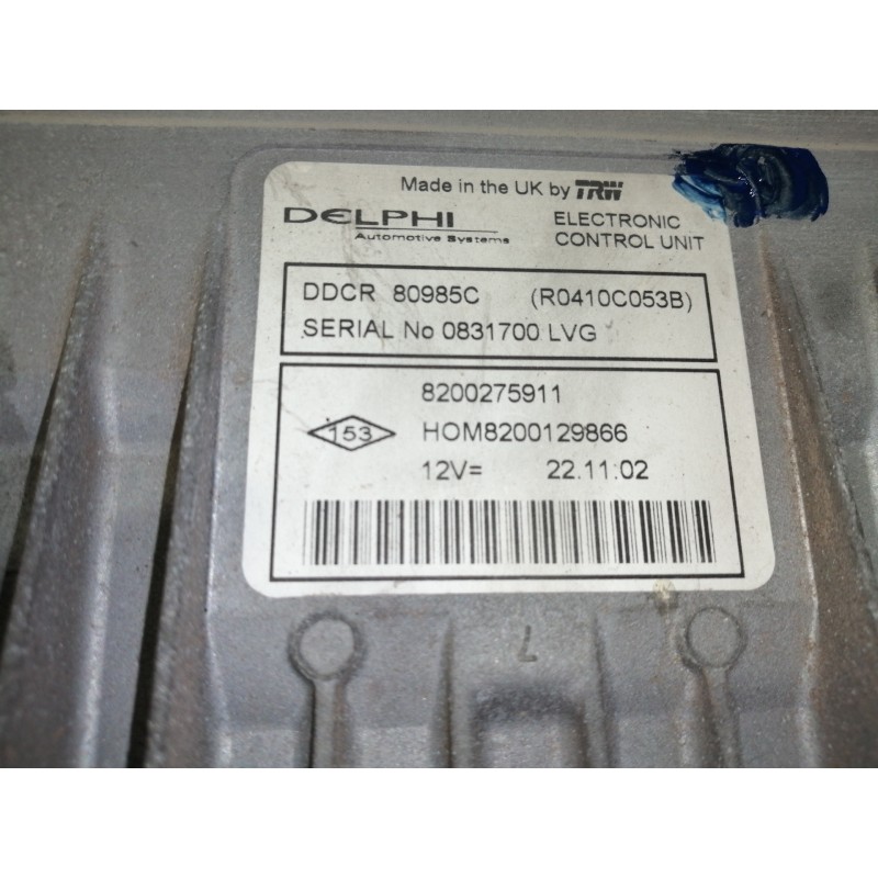 Recambio de centralita motor uce para nissan almera (n16/e) acenta referencia OEM IAM 8200275911  