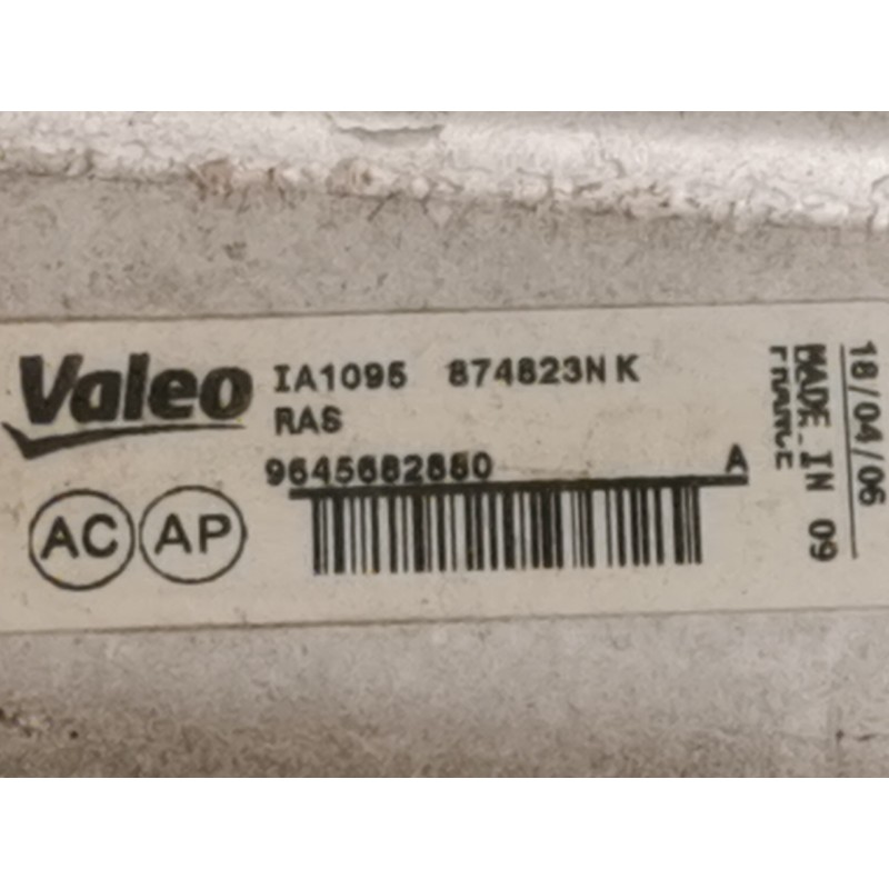 Recambio de intercooler para citroën c5 berlina sx (e) referencia OEM IAM 9645682880A 874823N 