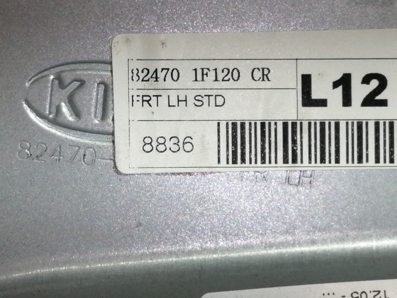 Recambio de elevalunas delantero izquierdo para kia sportage ex referencia OEM IAM 824701F120  