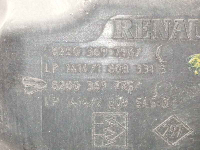 Recambio de filtro aire para renault megane ii familiar authentique confort referencia OEM IAM 8200369798 8200369775 