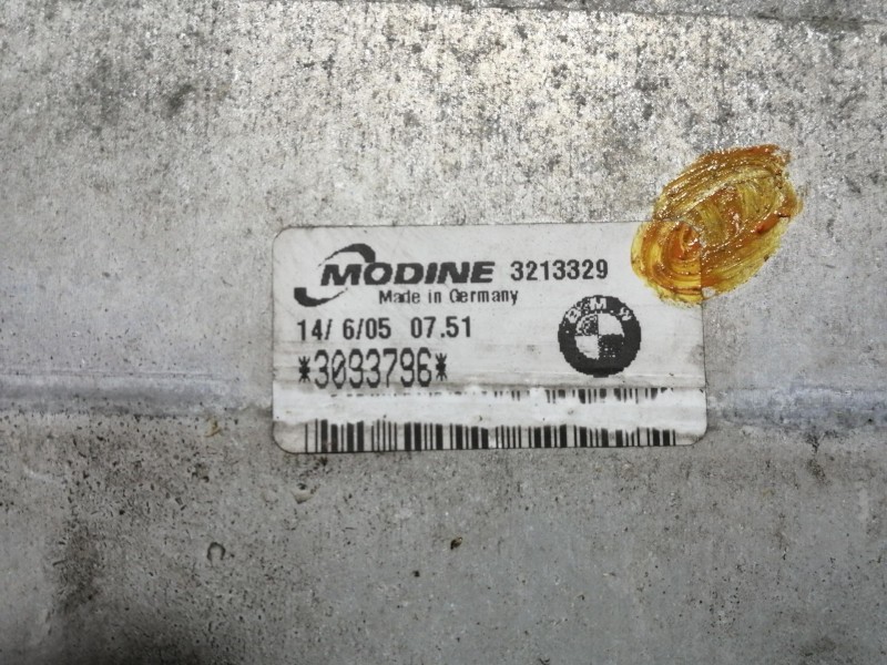 Recambio de intercooler para bmw serie 1 berlina (e81/e87) 118d referencia OEM IAM 3213329 3093796 