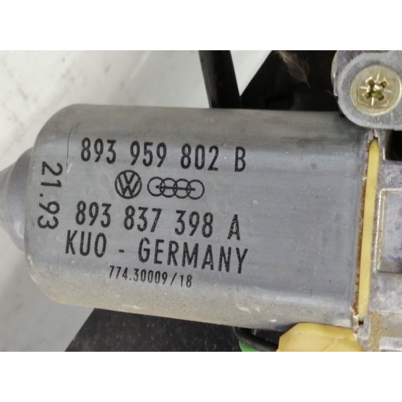 Recambio de elevalunas delantero derecho para audi 80/90 (893) 80 referencia OEM IAM 7743000918  