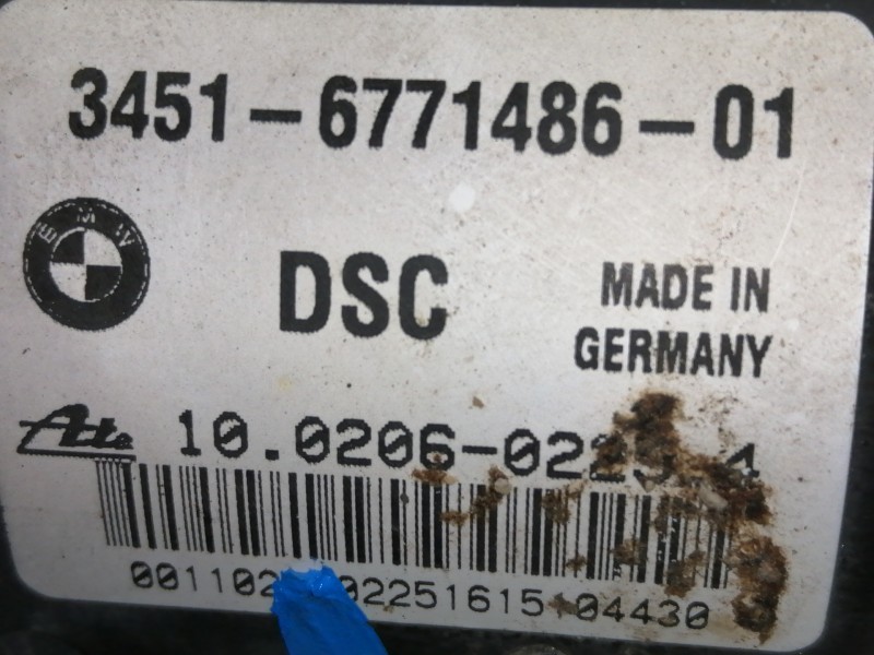 Recambio de abs para bmw serie 1 berlina (e81/e87) 118d referencia OEM IAM 3451677148601 677148601 / 677148701 3452677148701