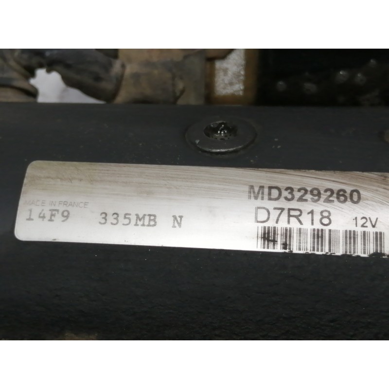 Recambio de motor arranque para mitsubishi carisma berlina 4 (da0) 1900 comfort referencia OEM IAM MD329260  