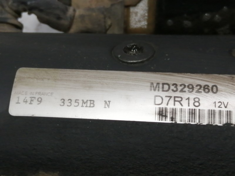 Recambio de motor arranque para mitsubishi carisma berlina 4 (da0) 1900 comfort referencia OEM IAM MD329260  