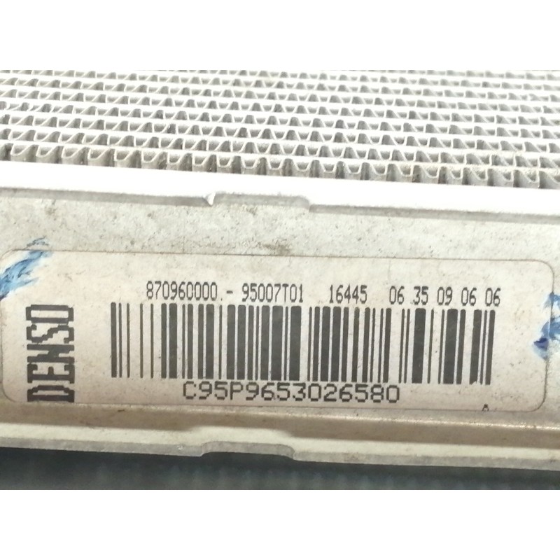 Recambio de radiador agua para citroën c3 hdi 70 collection referencia OEM IAM 870960000  