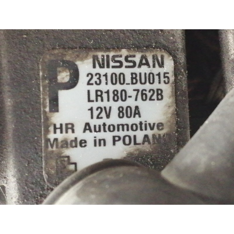Recambio de alternador para nissan primera berlina (p12) acenta referencia OEM IAM 23100BU015 LR180762B 