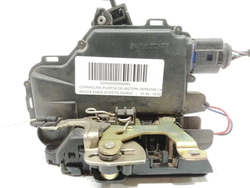 Recambio de cerradura puerta delantera derecha para skoda fabia (6y2/6y3) comfort referencia OEM IAM   