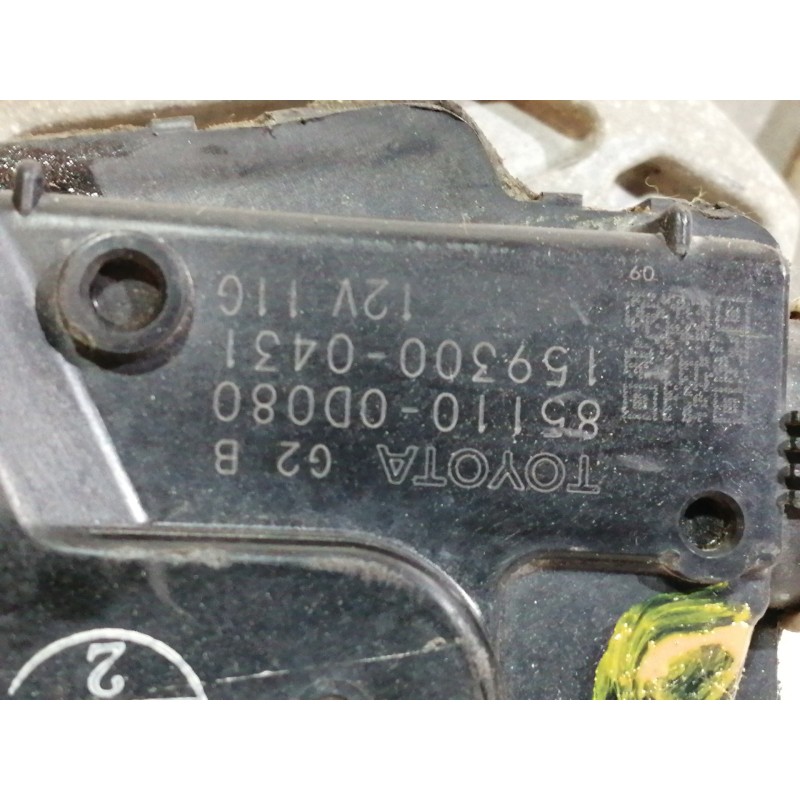 Recambio de motor limpia delantero para toyota yaris (ksp9/scp9/nlp9) luna referencia OEM IAM 851100D080  