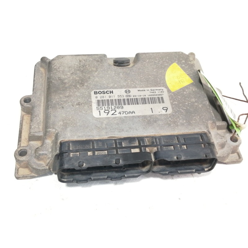 Recambio de centralita motor uce para fiat stilo (192) 1.9 jtd cat referencia OEM IAM 0281011553 55191209 19247DAA