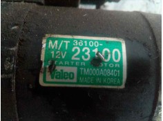 Recambio de motor arranque para hyundai elantra (xd) 2.0 cat referencia OEM IAM    2