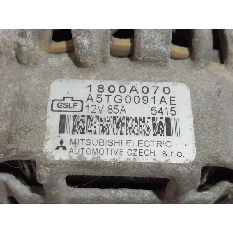 Recambio de alternador para mitsubishi colt berlina 3 (cz) 1.1 inform referencia OEM IAM 1800A070  