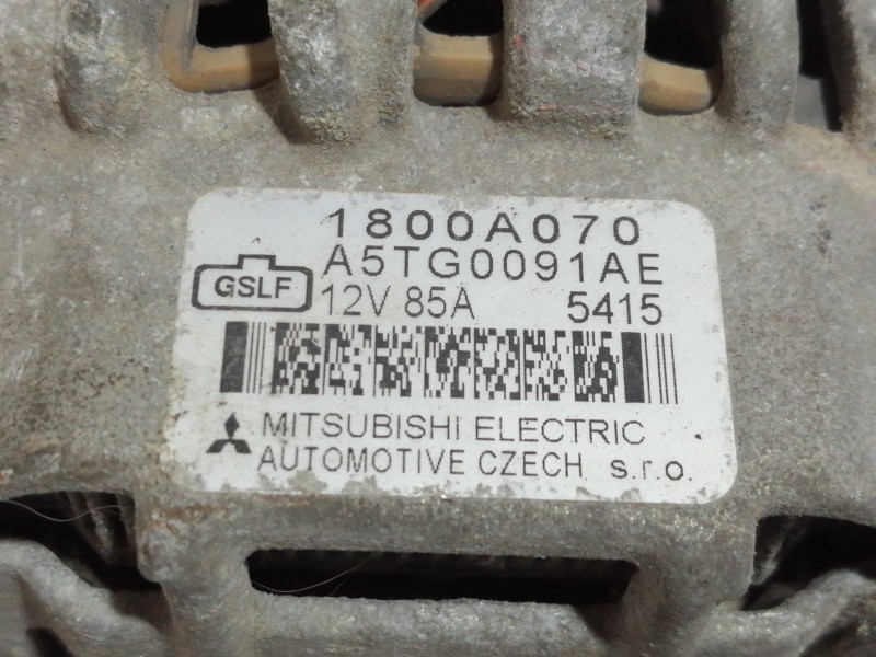 Recambio de alternador para mitsubishi colt berlina 3 (cz) 1.1 inform referencia OEM IAM 1800A070  