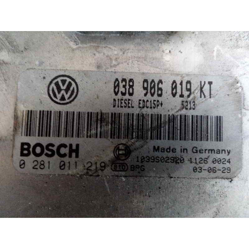 Recambio de centralita motor uce para seat ibiza (6l1) stella referencia OEM IAM 038906019KT  