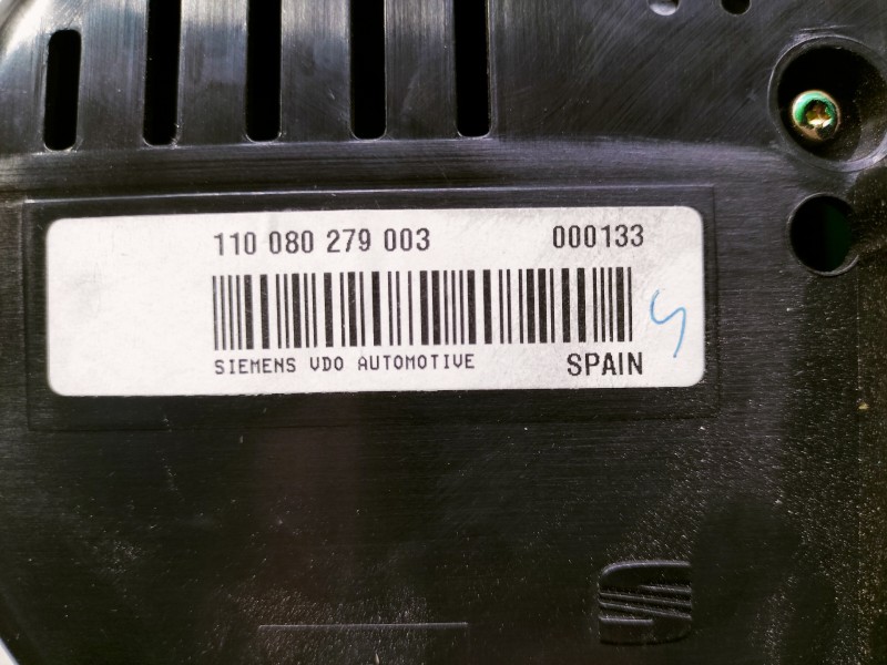 Recambio de cuadro instrumentos para seat toledo (5p2) stylance / style referencia OEM IAM A2C53029654 110080279003 