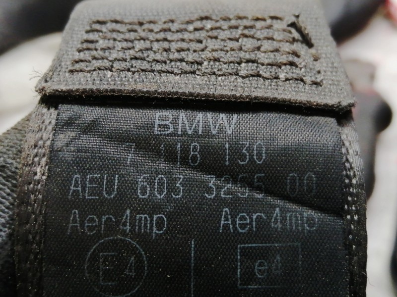 Recambio de cinturon seguridad delantero derecho para mini mini (r50,r53) cooper referencia OEM IAM 601028800 7118130 603325500 