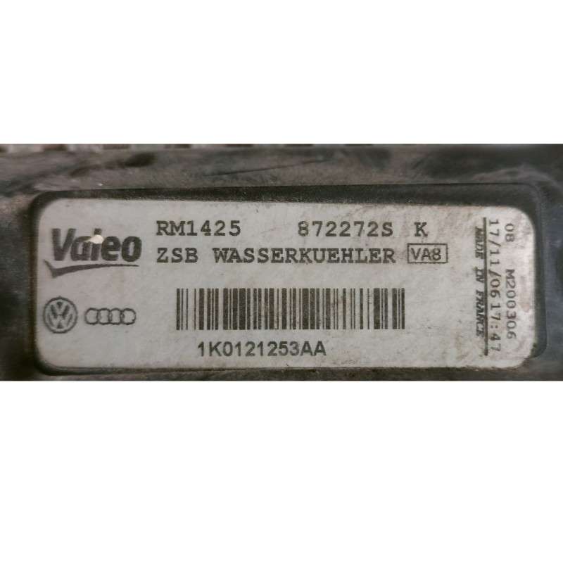 Recambio de condensador / radiador aire acondicionado para seat leon (1p1) stylance / style referencia OEM IAM 1K0121253AA  