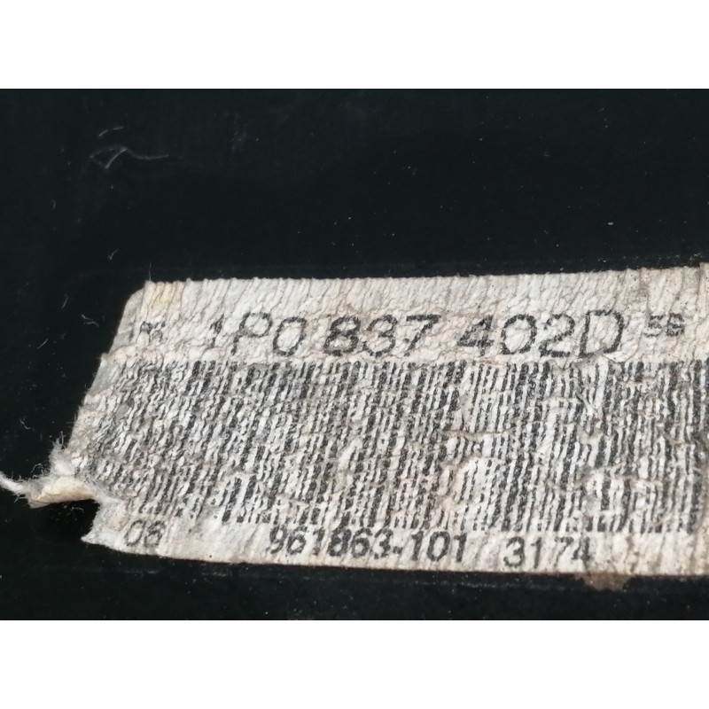 Recambio de elevalunas delantero derecho para seat leon (1p1) stylance / style referencia OEM IAM 1P0837402D  