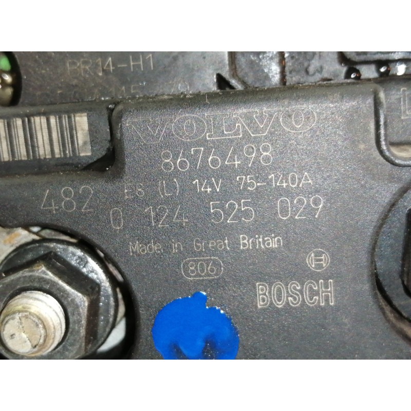 Recambio de alternador para volvo xc70 2.4 d awd kinetic referencia OEM IAM 8676498  