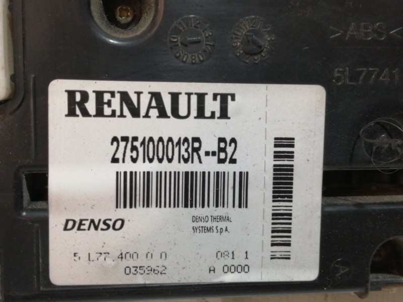 Recambio de mando calefaccion / aire acondicionado para renault master kombi l1h1 3,0t referencia OEM IAM 275100013R  