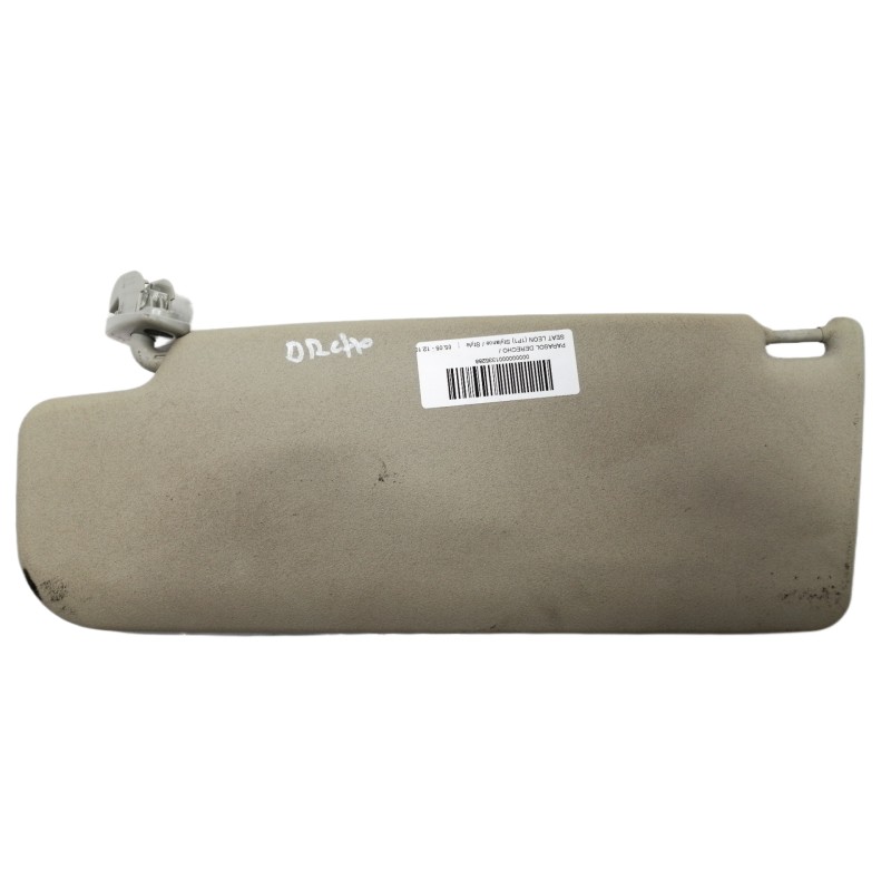 Recambio de parasol derecho para seat leon (1p1) stylance / style referencia OEM IAM 6Q0857552E  