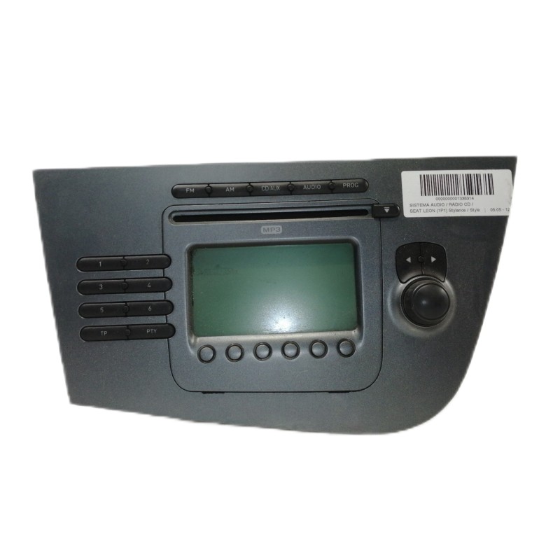 Recambio de sistema audio / radio cd para seat leon (1p1) stylance / style referencia OEM IAM 1P1035186BN87  