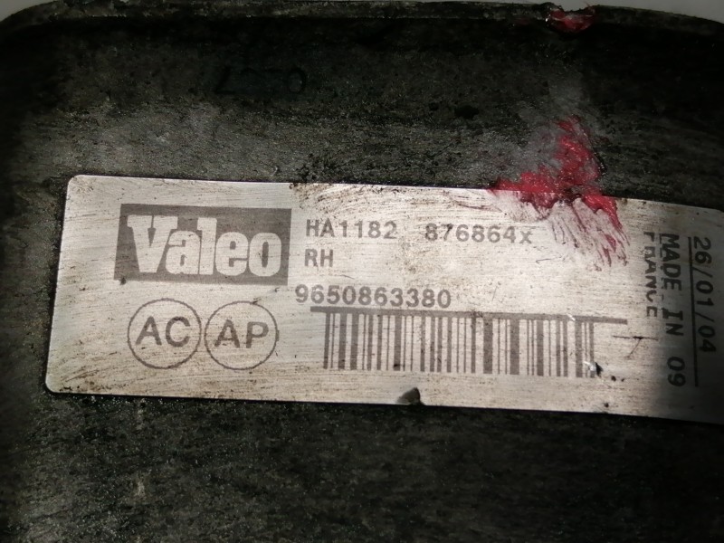 Recambio de enfriador aceite motor para peugeot 307 (s1) xt referencia OEM IAM 9650863380  