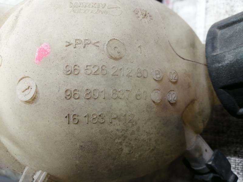 Recambio de deposito expansion para peugeot 207 confort referencia OEM IAM 9652621280 9680163780 