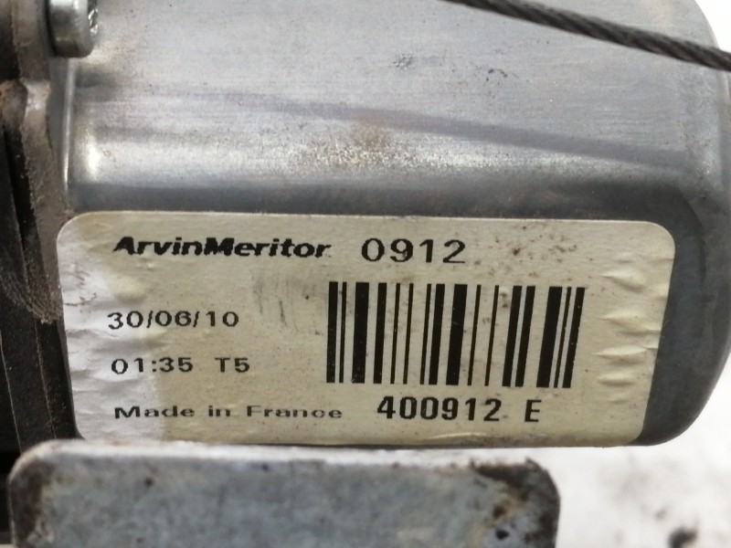 Recambio de elevalunas delantero derecho para peugeot 207 confort referencia OEM IAM ARM119855AVD  